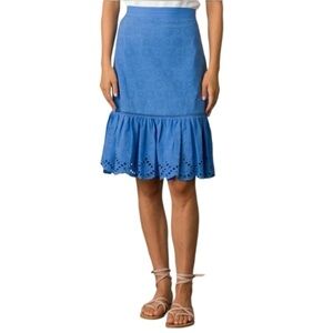 Margaret O’Leary Blue Eyelet Women's Skirt